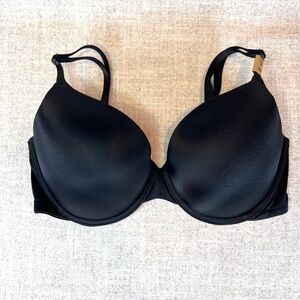 PINK Victoria’s Secret black 34DD Wear Everywhere Push up bra padded underwire